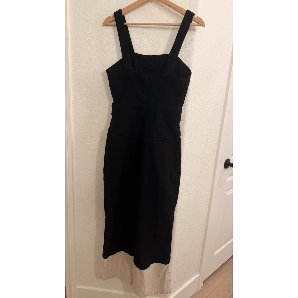 Anthropologie Maeve 6 Colette Cropped Wide-Leg Overalls Jumpsuit - Picture 6 of 14